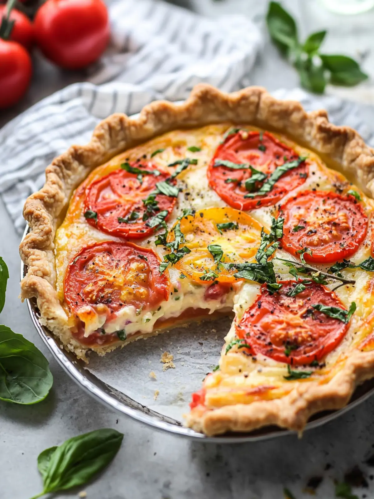 Southern Tomato Pie Without Mayo: Creamy, Flavor-Packed Delight 4 Southern Tomato Pie Without Mayo