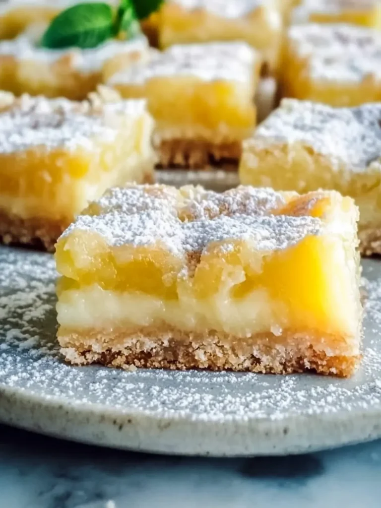 Pineapple Bars with Shortbread Crust