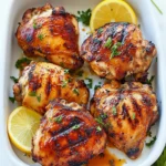 Juicy Grilled Chicken Thighs