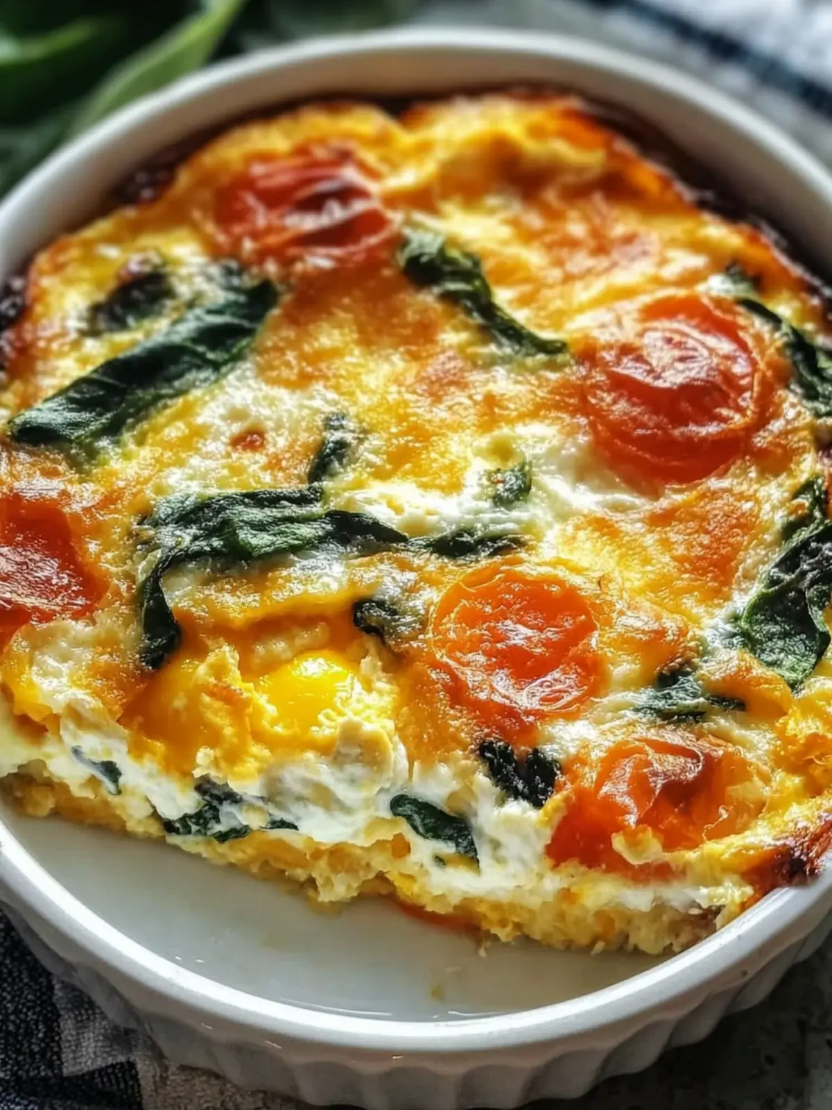 Cottage Cheese Egg Bake