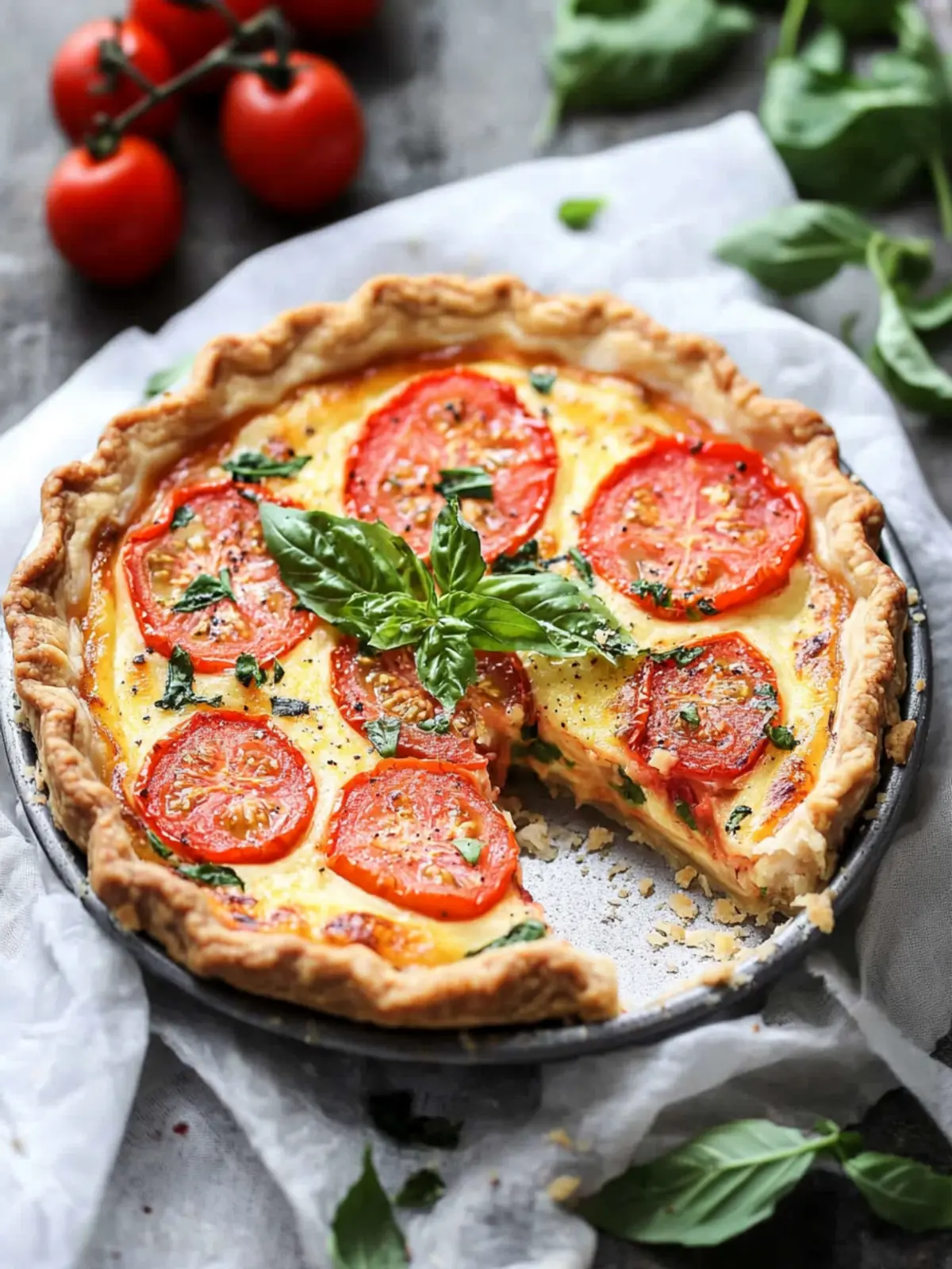 Southern Tomato Pie Without Mayo: Creamy, Flavor-Packed Delight 3 Southern Tomato Pie Without Mayo