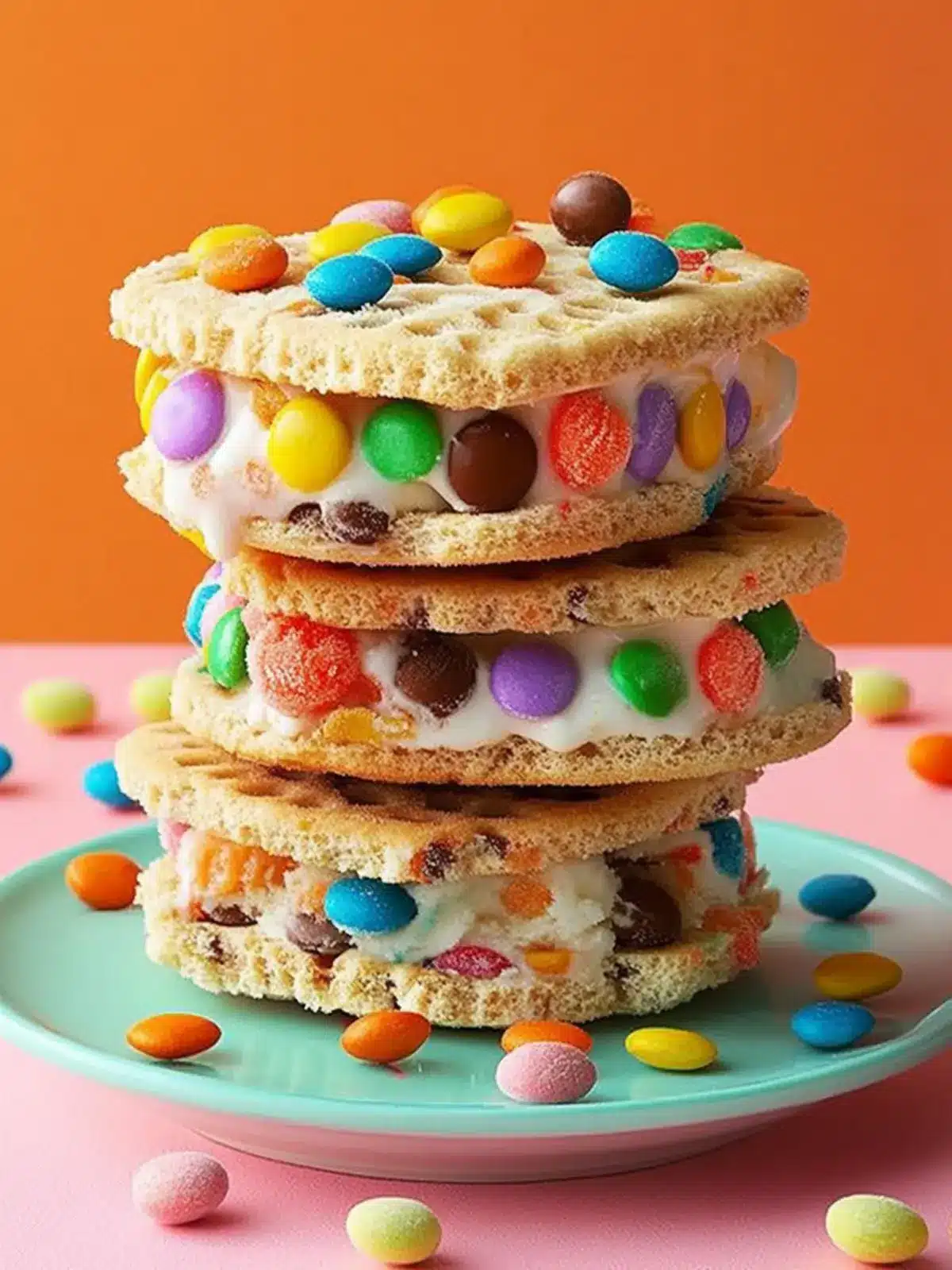 Candy Craze Ice Cream Sandwiches
