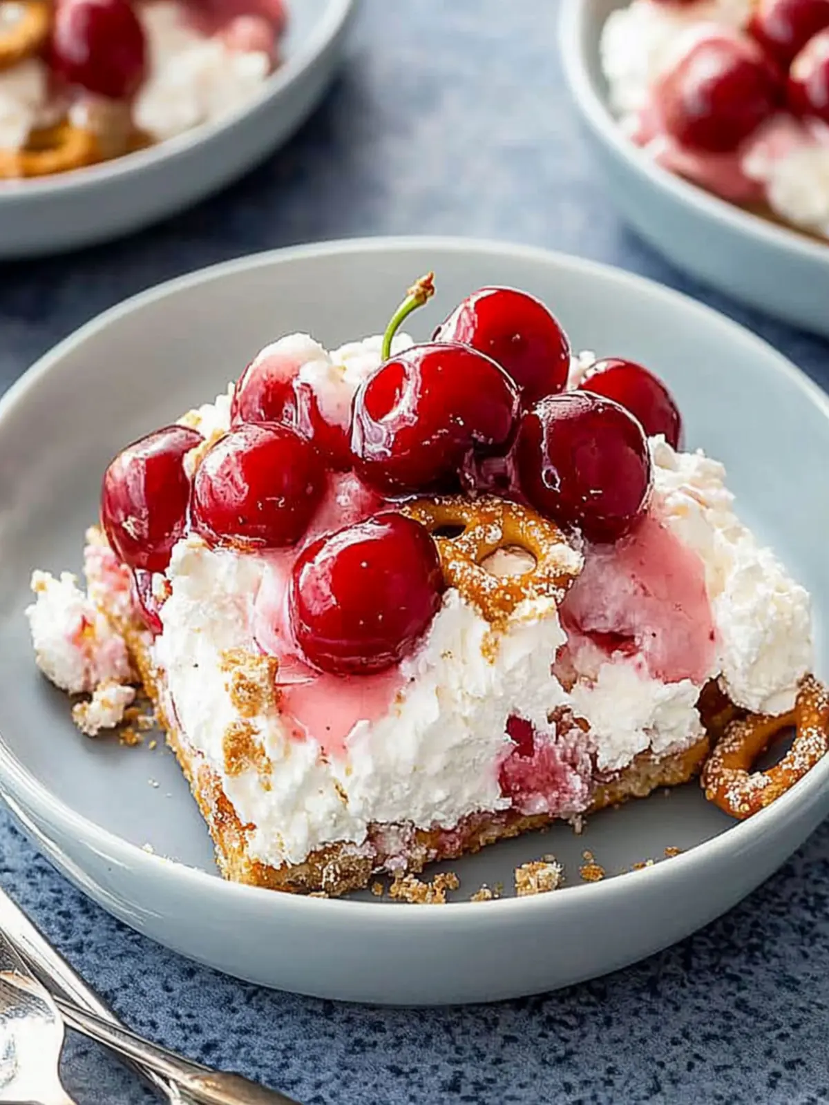 Cherry Pretzel Dessert
