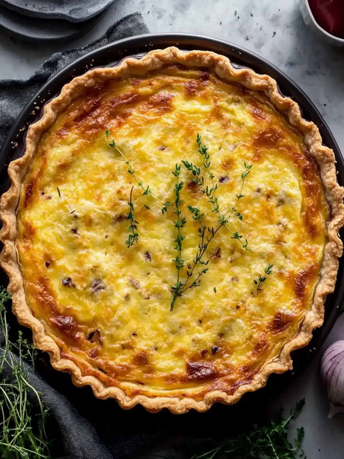 Keto Quiche Lorraine: A Delicious Twist with Bacon and Leeks 3 Keto Quiche Lorraine