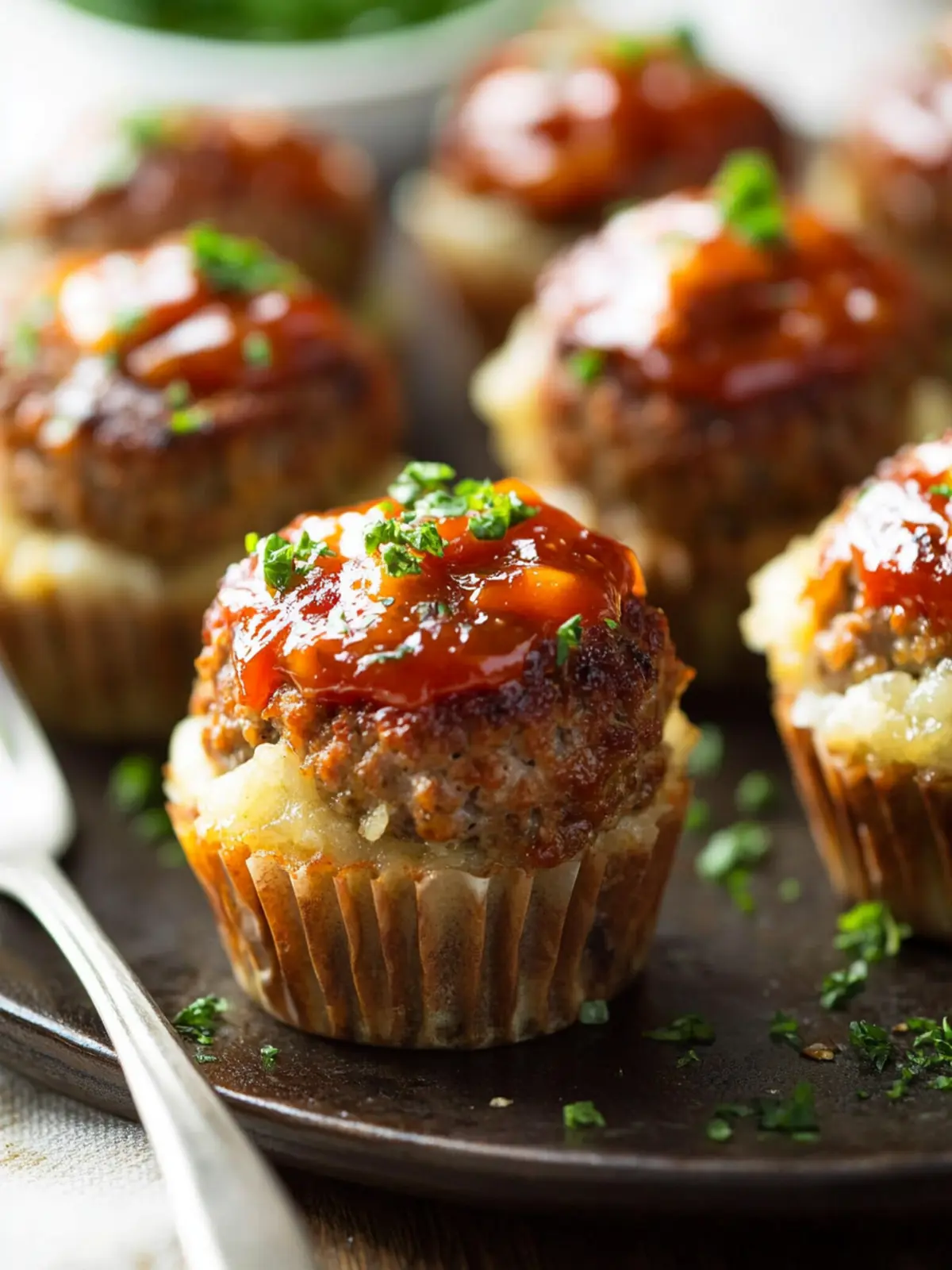 Mini Meatloaves (Meatloaf Cupcakes)