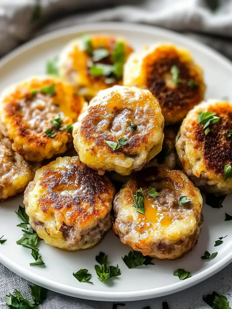 Sausage Pancake Bites