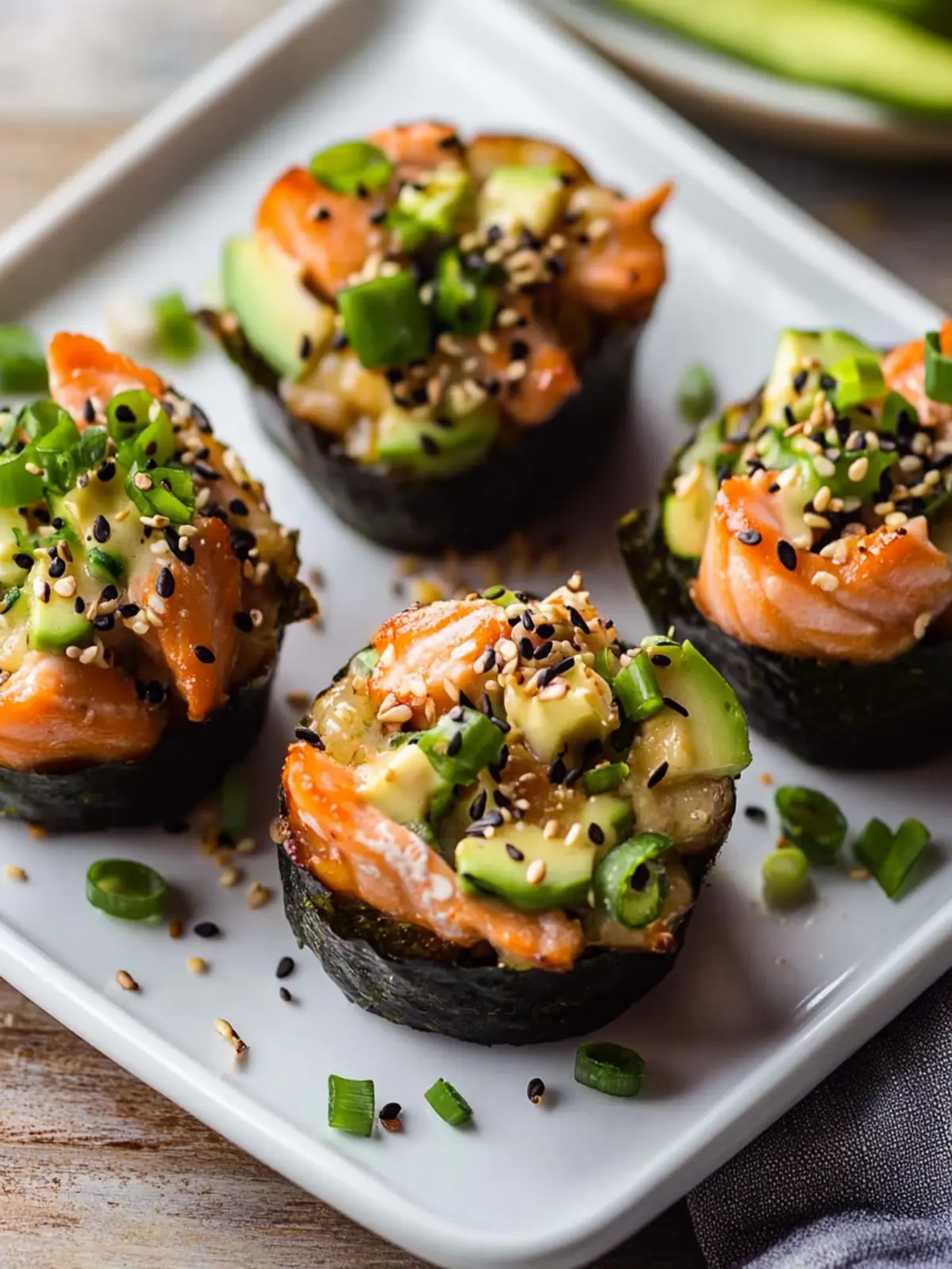 Baked Salmon Sushi Muffins: A Delicious Twist on Sushi Night 3 Baked Salmon Sushi Muffins