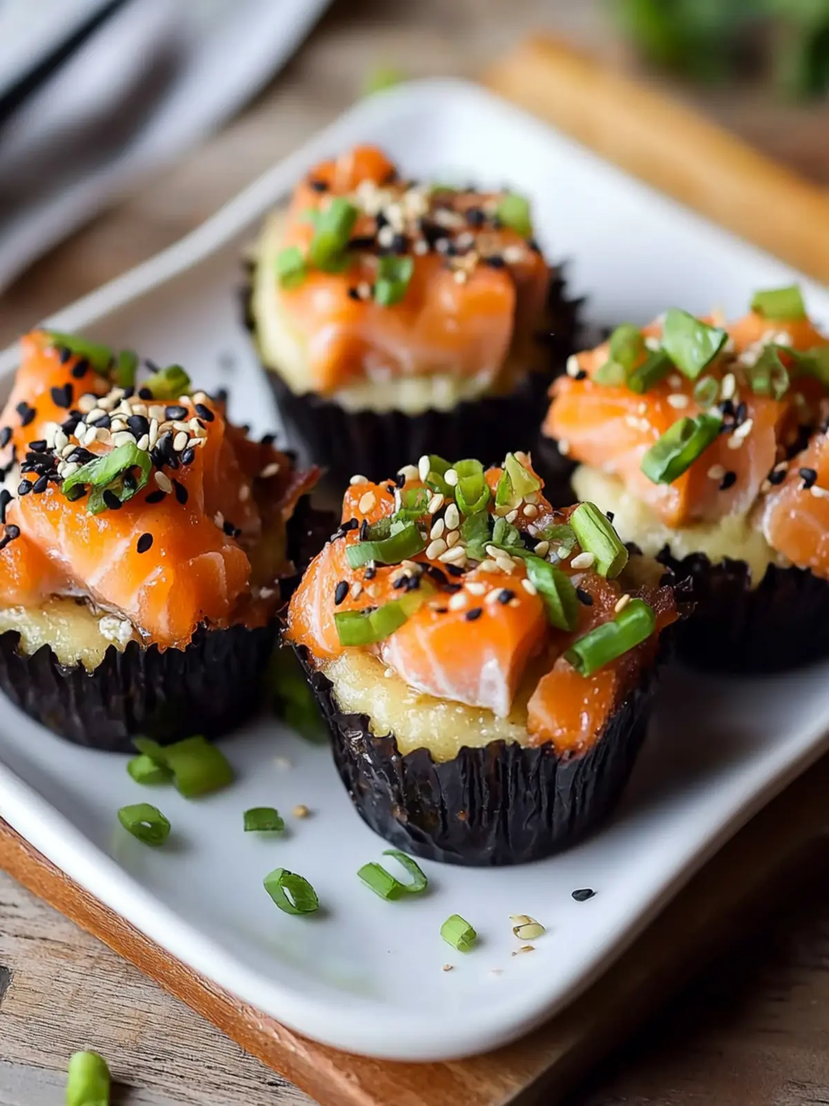 Baked Salmon Sushi Muffins: A Delicious Twist on Sushi Night 2 Baked Salmon Sushi Muffins