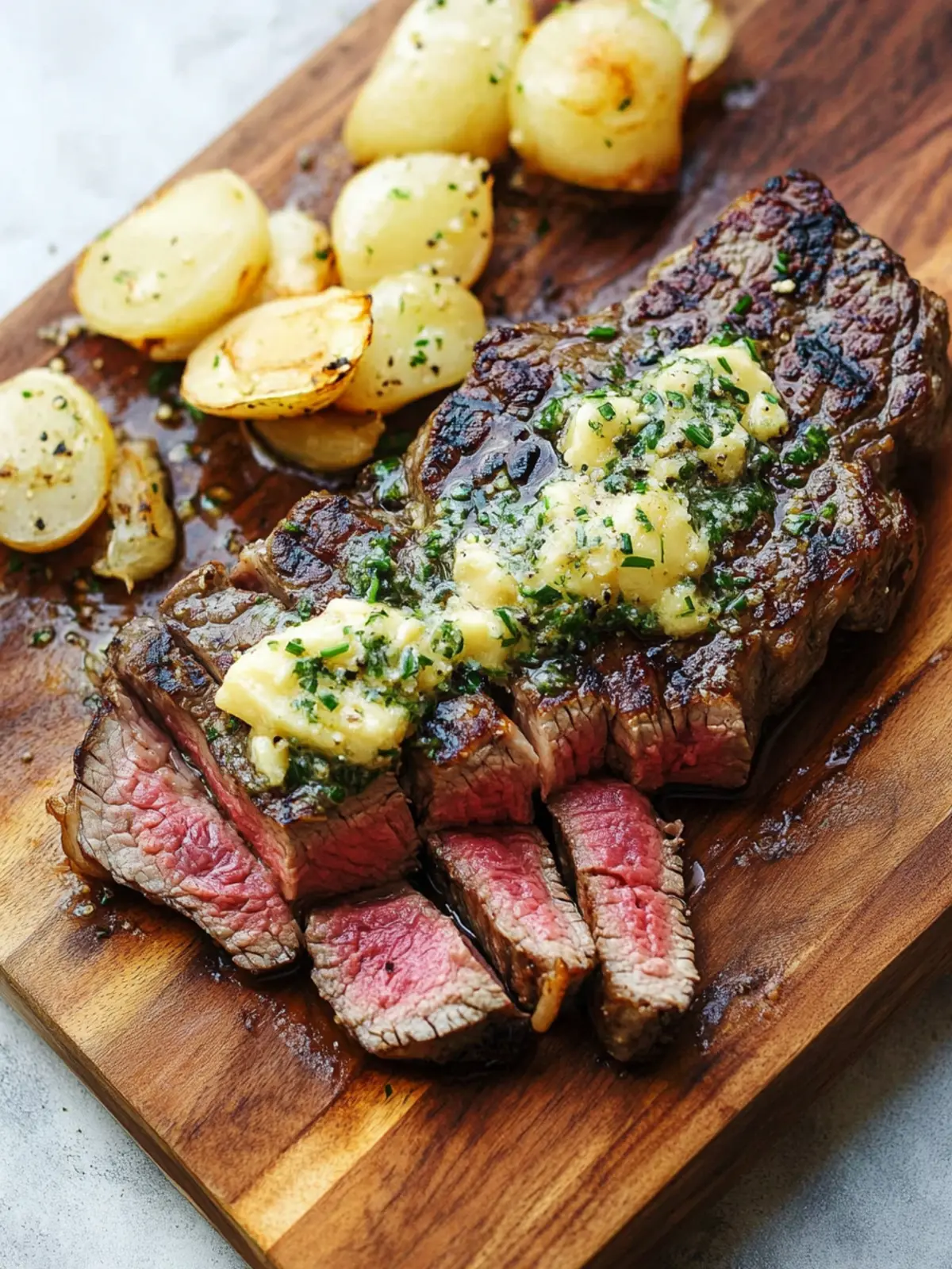 Garlic Chive Butter Grilled Steak: Flavor that Thrills 2 Garlic Chive Butter Grilled Steak