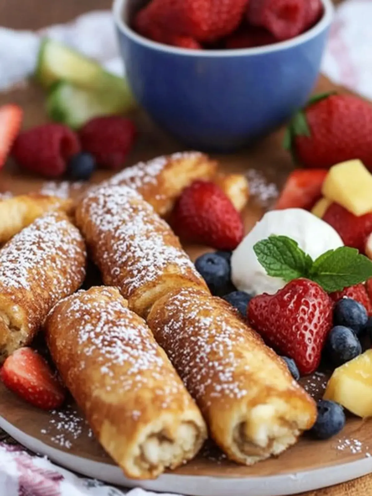 Air Fryer Peanut Butter French Toast Roll-Ups Made Easy 3 Air Fryer Peanut Butter French Toast Roll-Ups