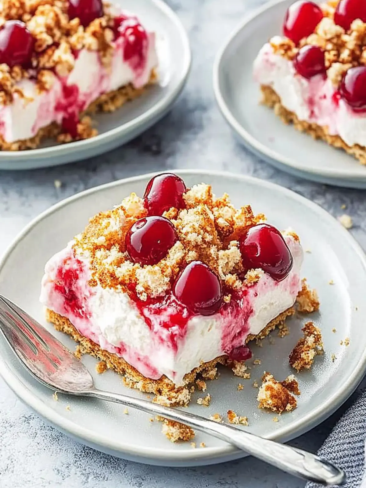 Cherry Pretzel Dessert
