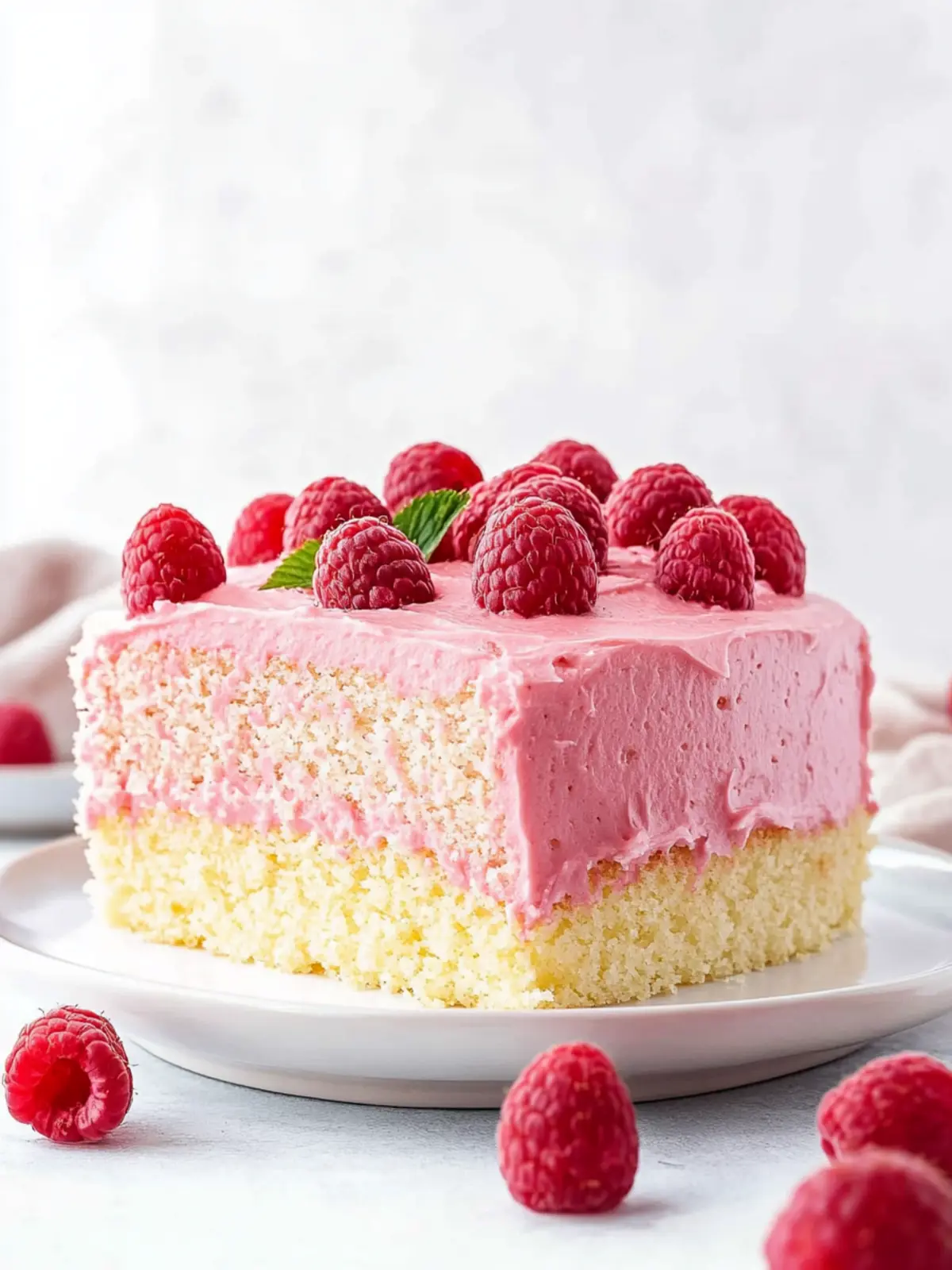 Delicious Almond Cake with Raspberry Frosting to Impress! 4 Almond Cake with Raspberry Frosting