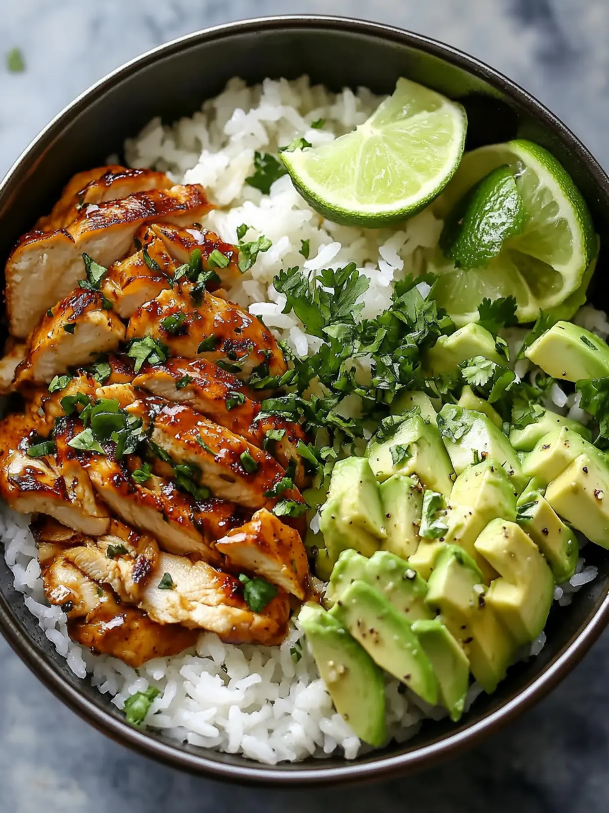 Zesty Honey Lime Chicken & Avocado Rice Bowl Delight 4 Honey Lime Chicken & Avocado Rice Bowl
