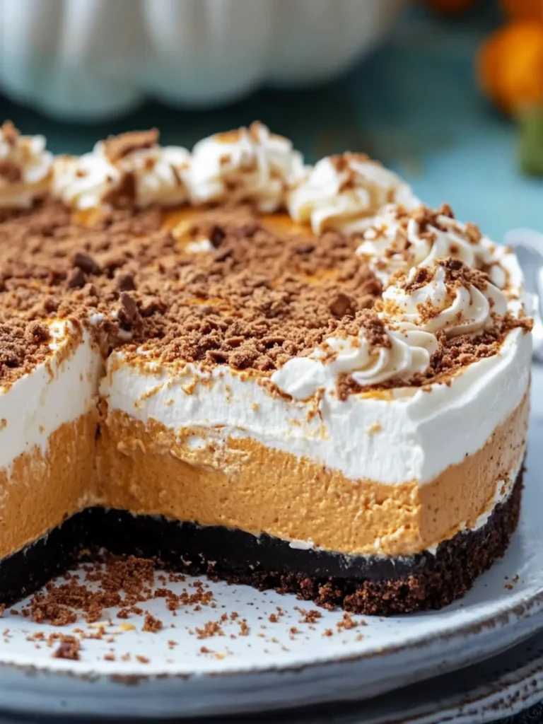 Layered Pumpkin Cheesecake