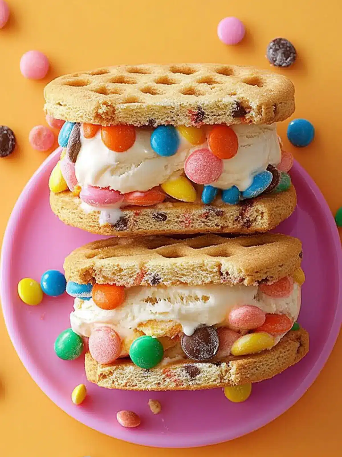 Candy Craze Ice Cream Sandwiches