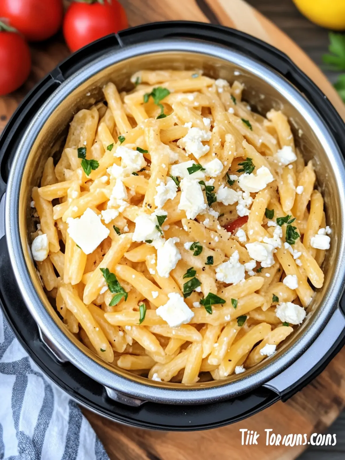 Instant Pot Feta Pasta – Easy TikTok Viral Recipe Magic 3 Instant Pot Feta Pasta – Tik Tok Viral Recipe!