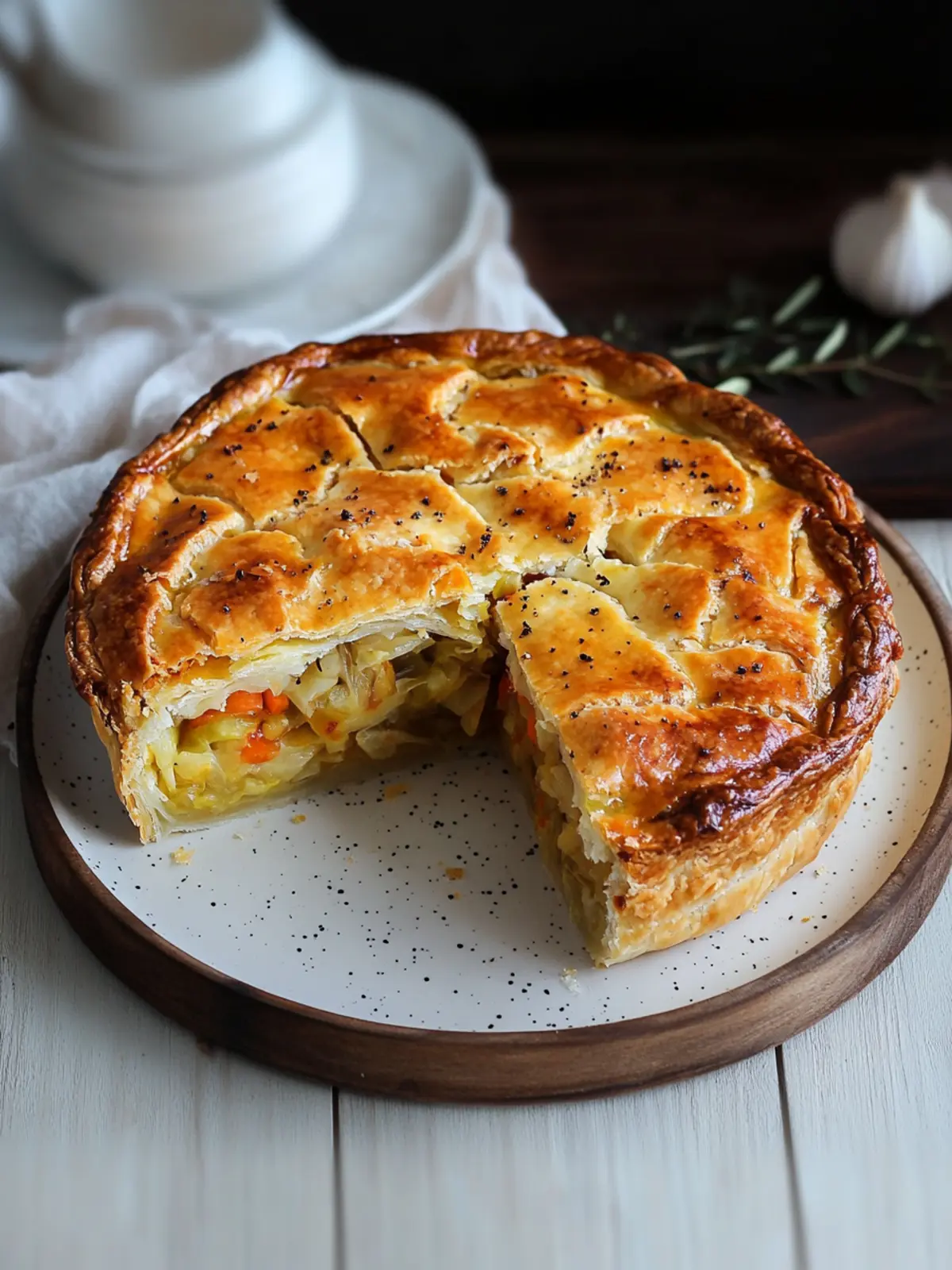 Quick and Easy Russian Cabbage Pie