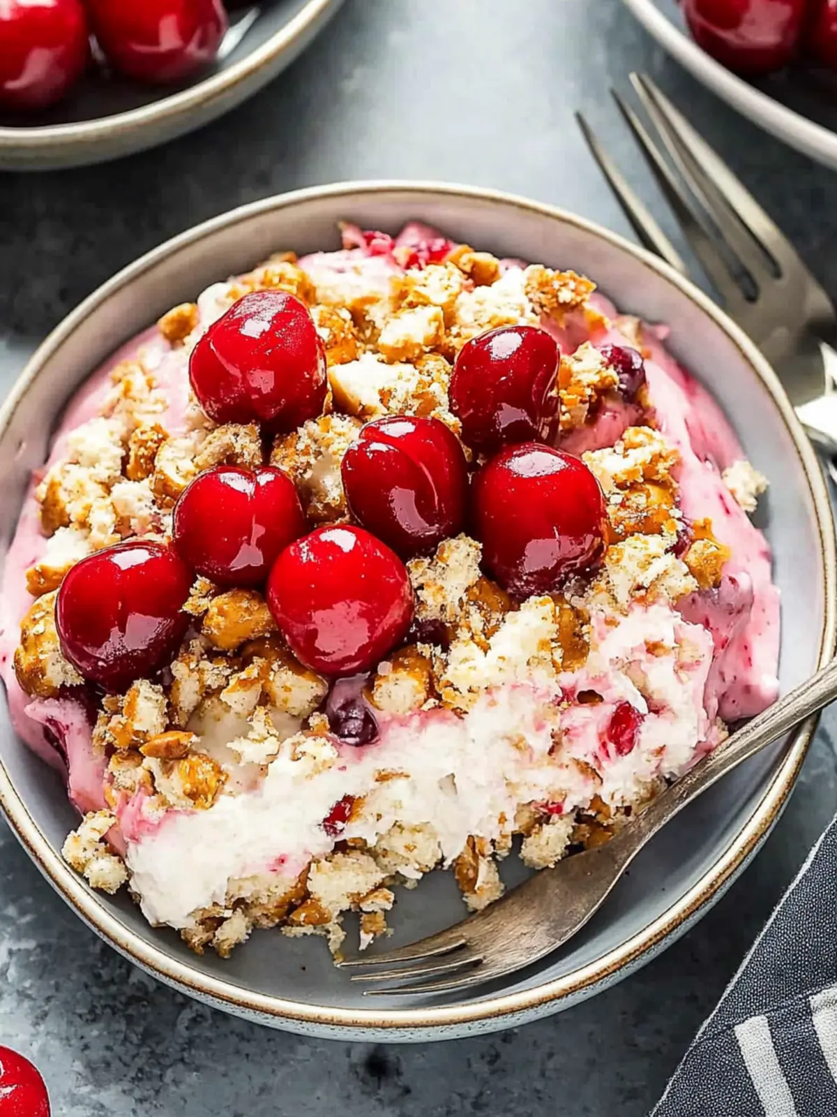 Cherry Pretzel Dessert