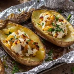 Grilled Baked Potatoes