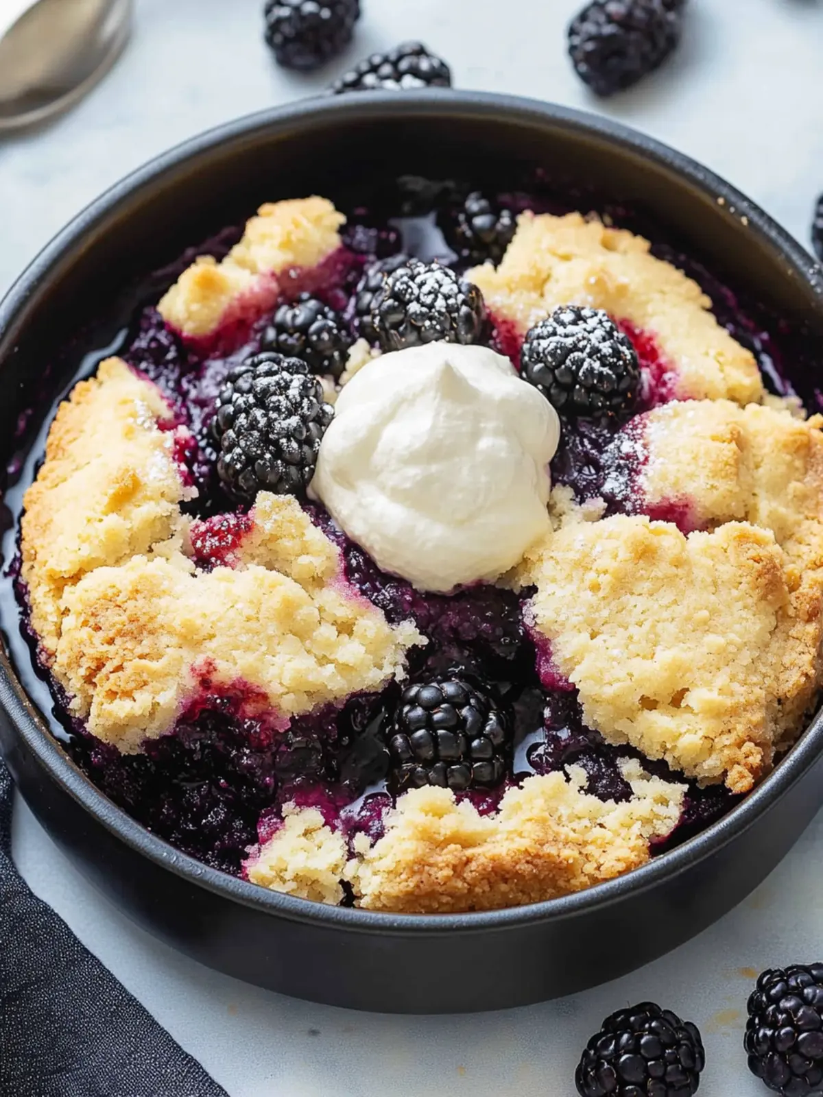 Delicious Easy Blackberry Cobbler Recipe for Every Summer Day 3 Easy Blackberry Cobbler Recipe