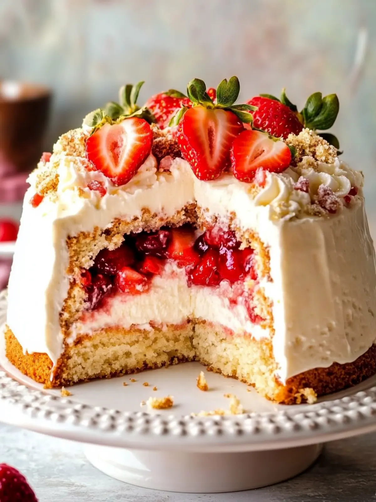 Indulge in Strawberry Cream Cheese Coffee Cake Bliss 4 Strawberry Cream Cheese Coffee Cake