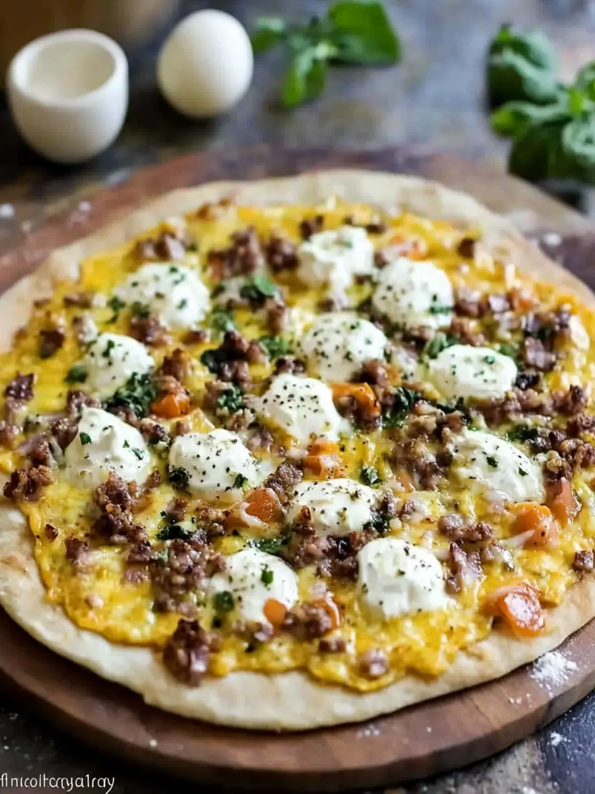 Irresistible Breakfast Pizza Recipe for a Perfect Morning 4 Breakfast Pizza Recipe