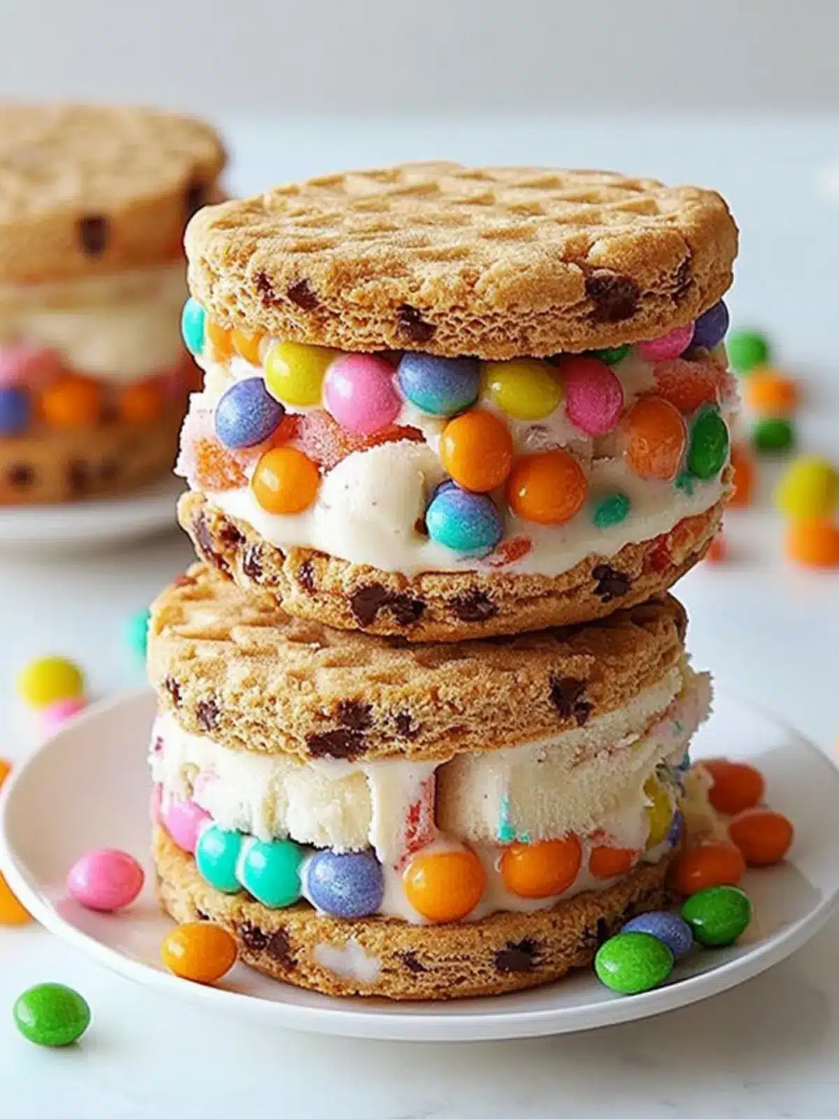 Candy Craze Ice Cream Sandwiches