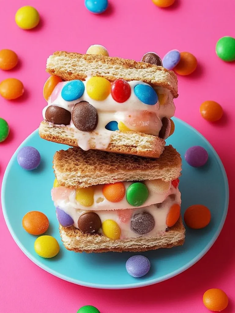Candy Craze Ice Cream Sandwiches
