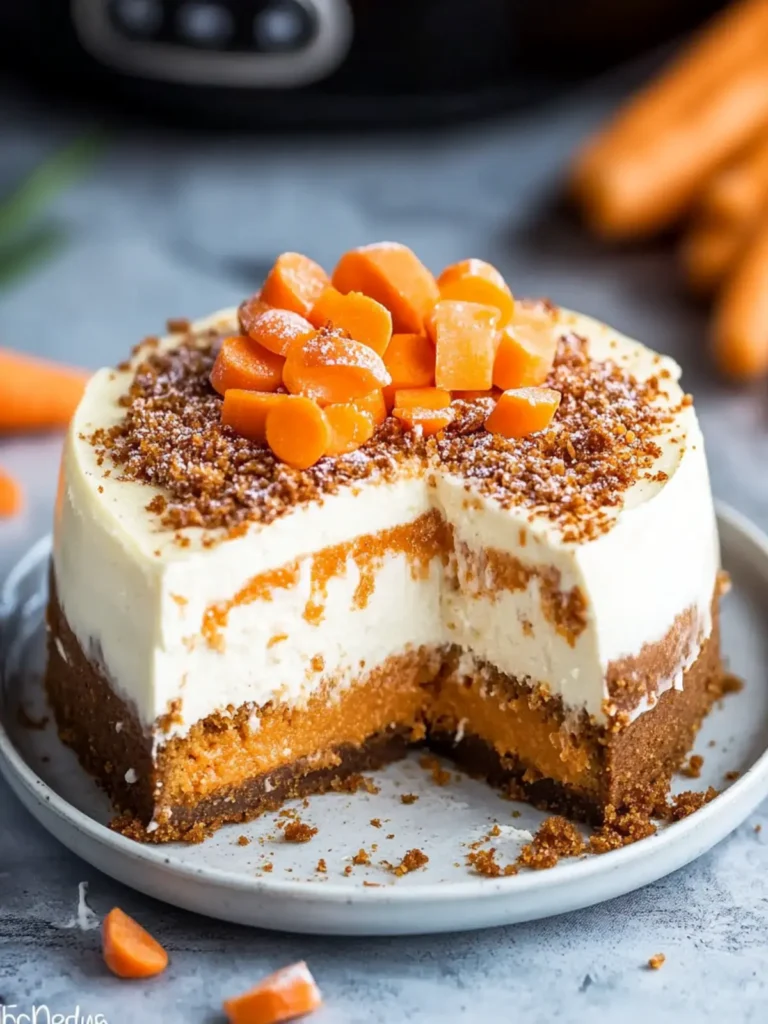 Instant Pot Carrot Cake Cheesecake