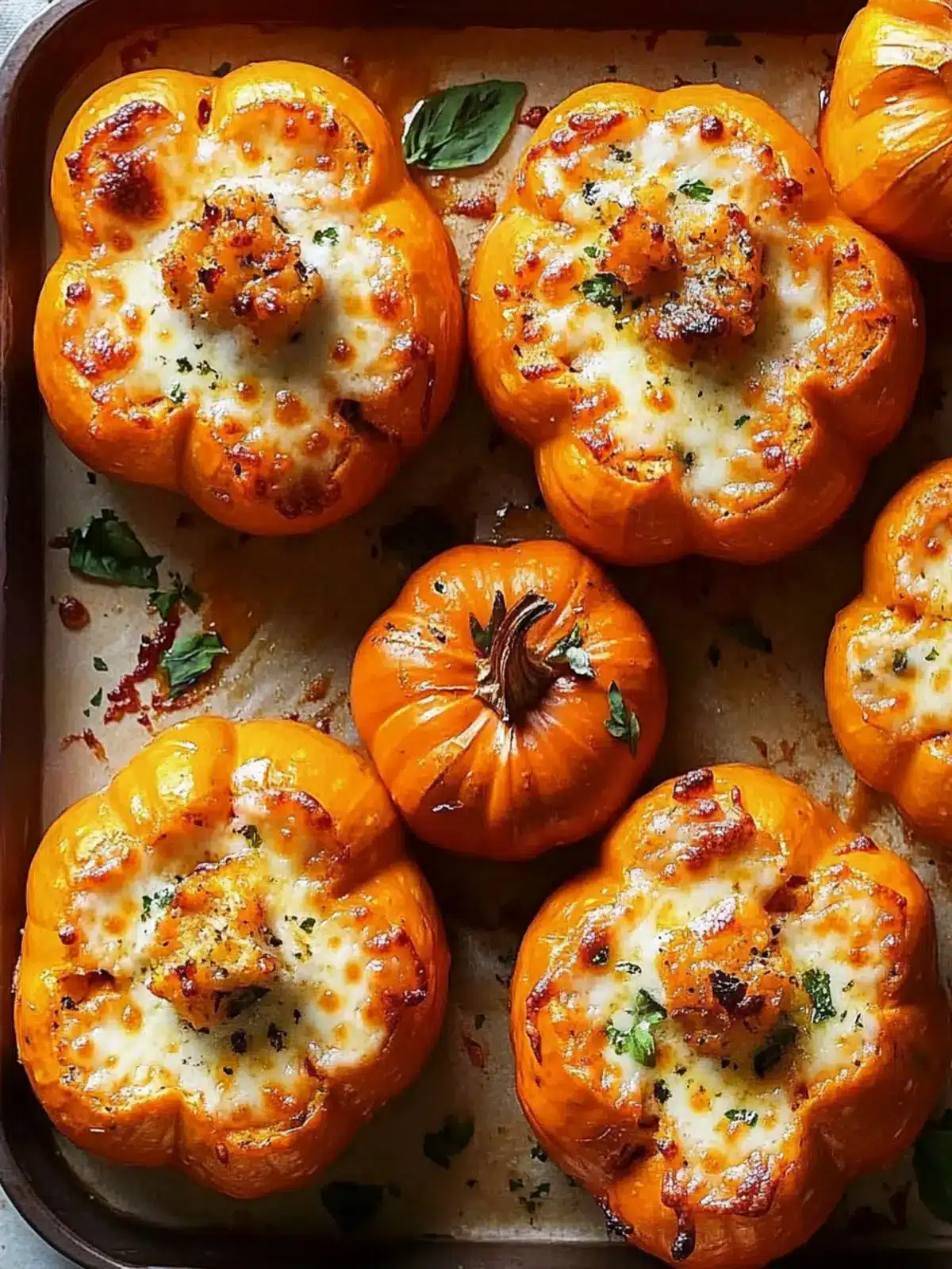 Delicious Pizza-Stuffed Pumpkins for a Cozy Fall Feast 3 Pizza-Stuffed Pumpkins