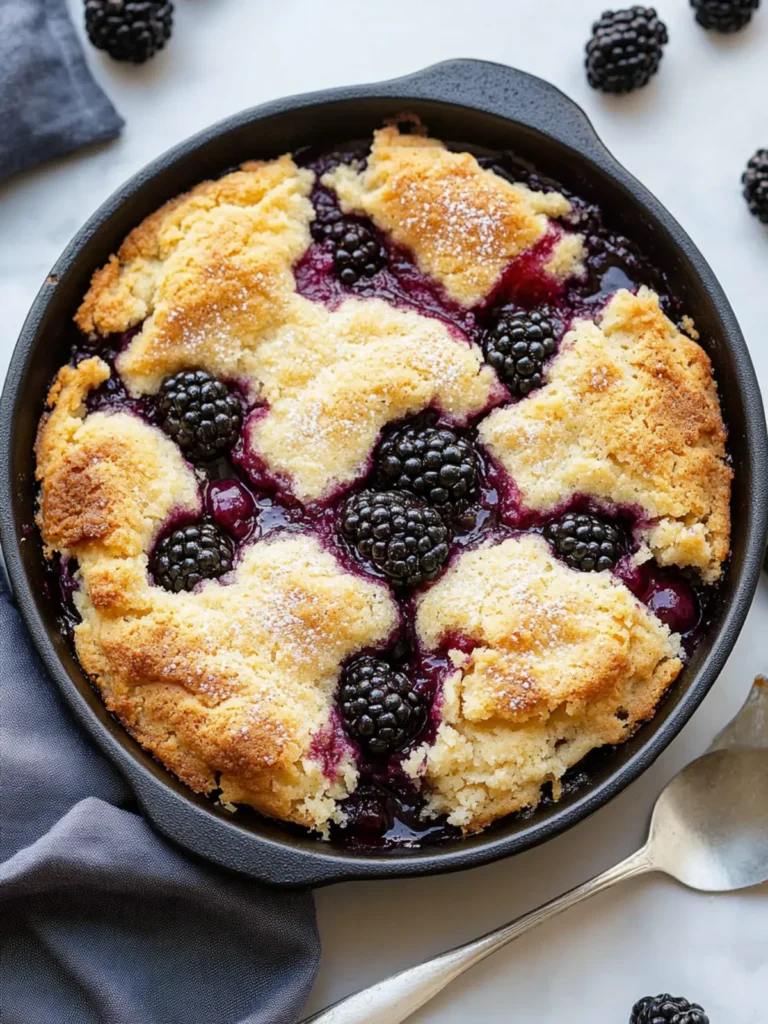Easy Blackberry Cobbler Recipe