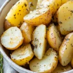 Garlic Herb Slow Cooker Potatoes
