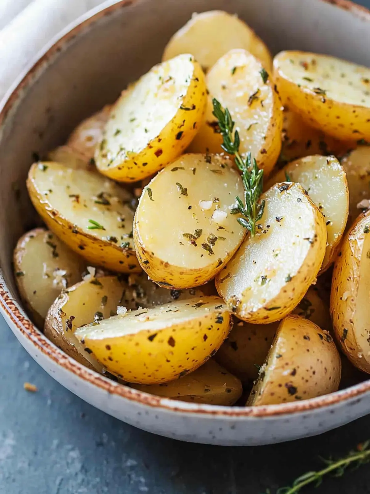 Savory Garlic Herb Slow Cooker Potatoes for Effortless Flavor 2 Garlic Herb Slow Cooker Potatoes