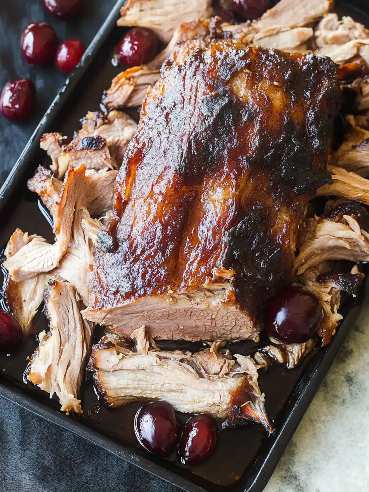 Cherry Coke Smoked Pork Shoulder