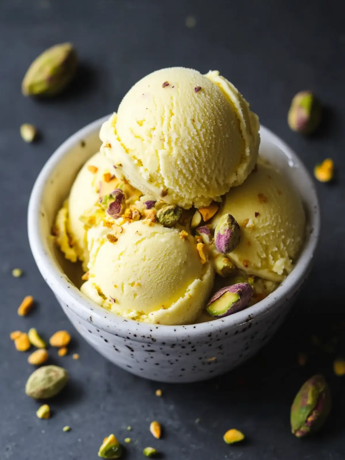 Saffron Pistachio Ice Cream for a Decadent Homemade Treat 3 Saffron Pistachio Ice Cream