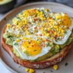 Grated Egg Avocado Toast