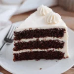 Chocolate Cake with Vanilla Frosting
