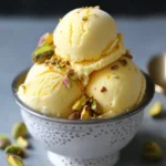 Saffron Pistachio Ice Cream