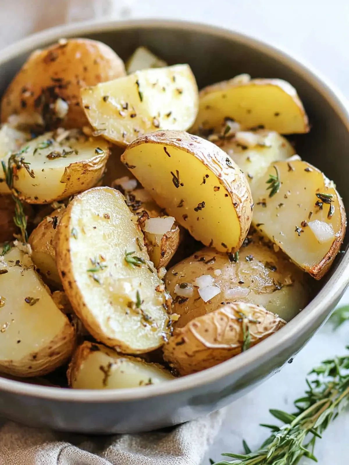 Savory Garlic Herb Slow Cooker Potatoes for Effortless Flavor 3 Garlic Herb Slow Cooker Potatoes