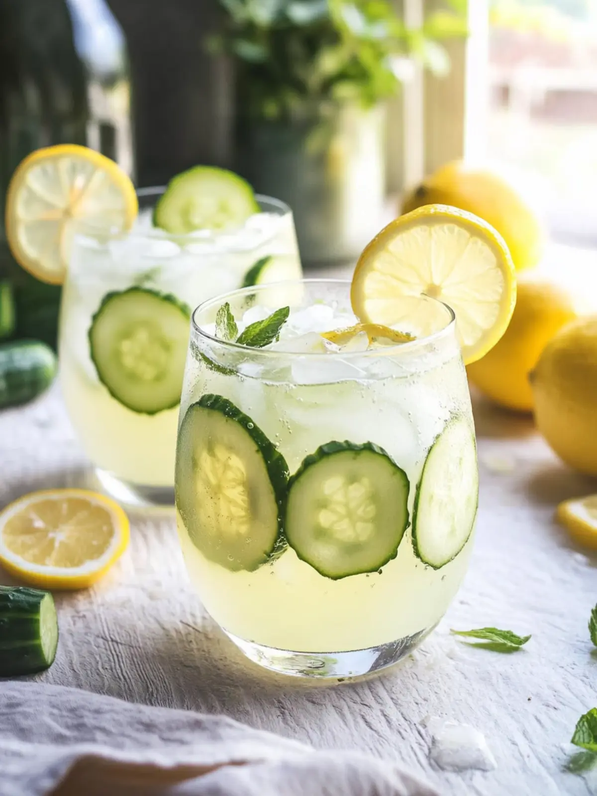 The BEST Cucumber Vodka Cocktail with Lemonade for Summer Bliss 2 The BEST Cucumber Vodka Cocktail with Lemonade
