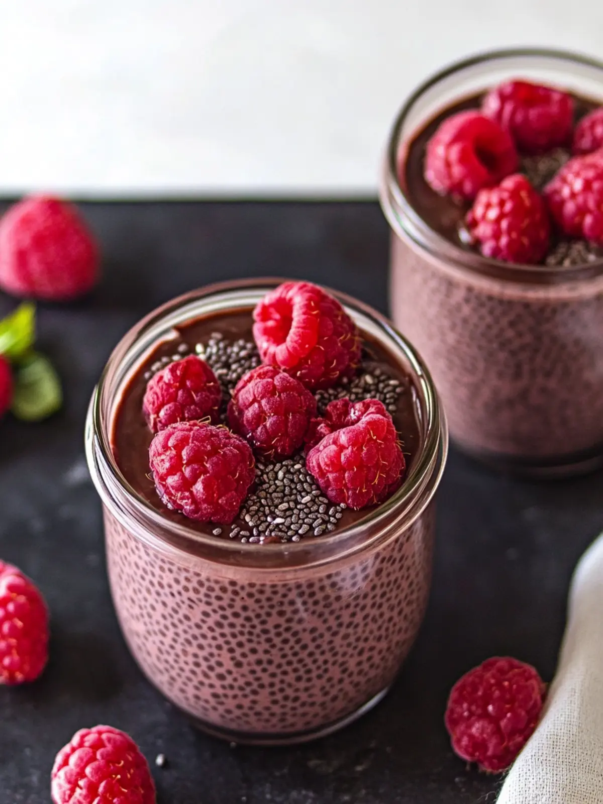 Raspberry Chocolate Chia Pudding for Irresistible Indulgence 2 Raspberry Chocolate Chia Pudding