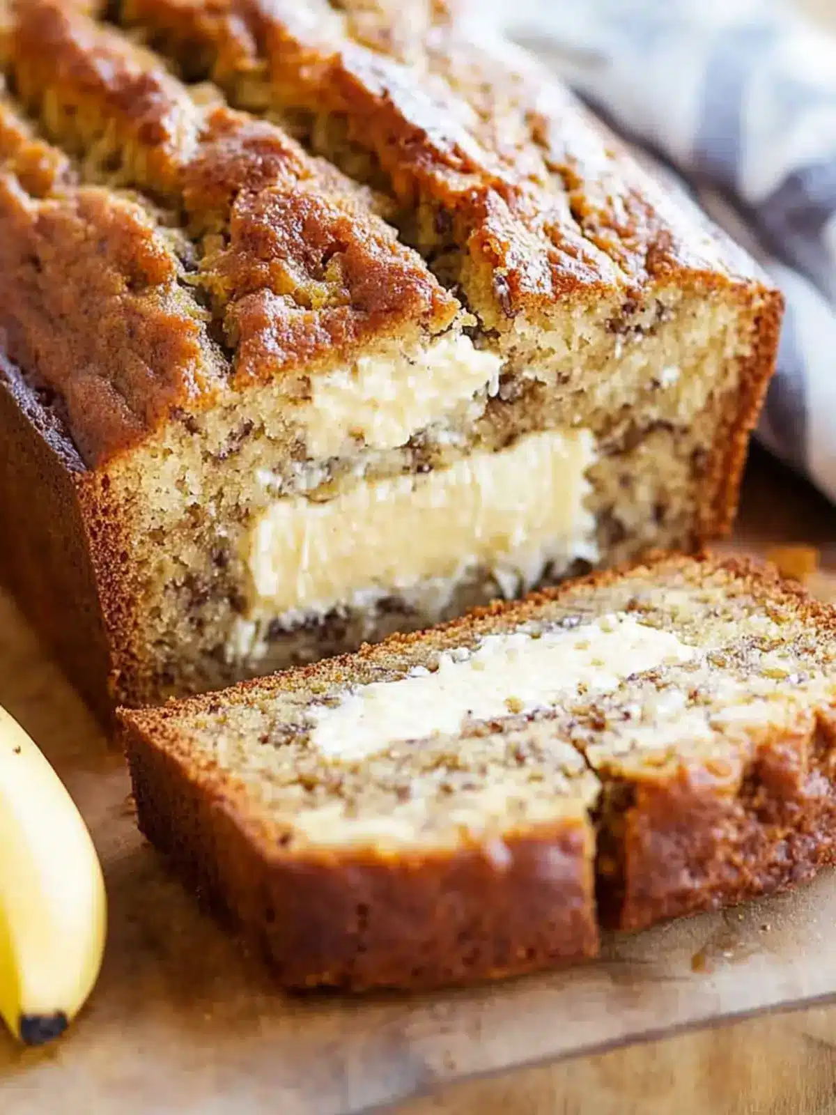 Cream Cheese-Filled Banana Bread That Will Elevate Your Day 2 Cream Cheese-Filled Banana Bread
