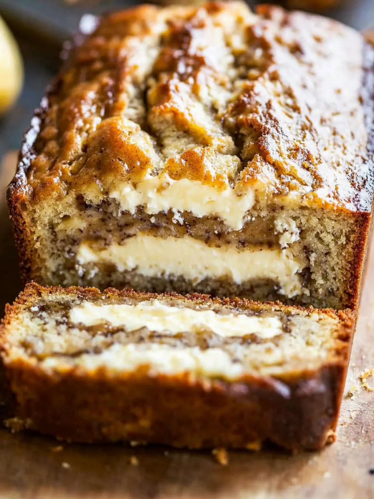 Cream Cheese-Filled Banana Bread That Will Elevate Your Day 4 Cream Cheese-Filled Banana Bread