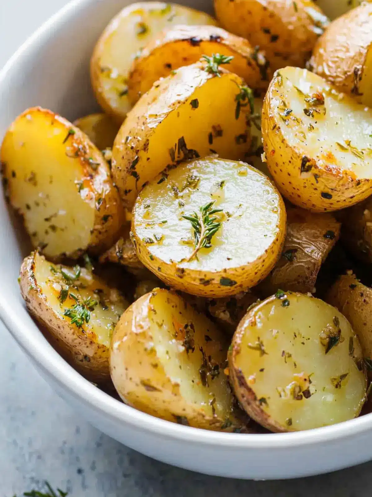 Savory Garlic Herb Slow Cooker Potatoes for Effortless Flavor 4 Garlic Herb Slow Cooker Potatoes